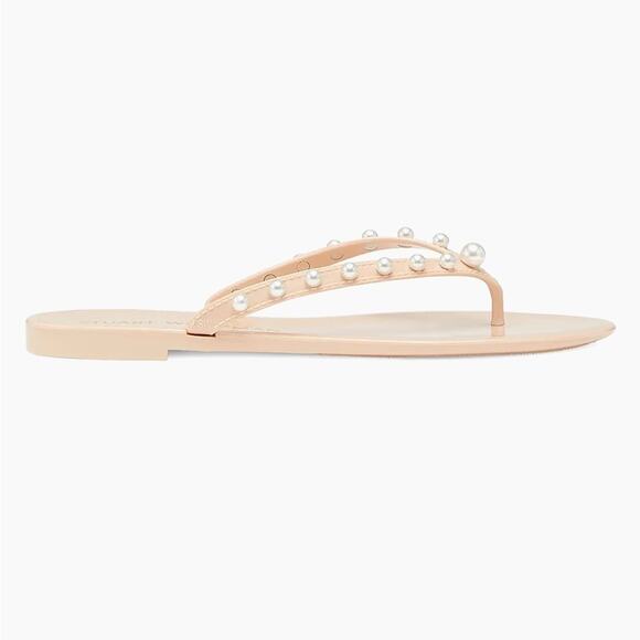 Stuart Weitzman GOLDIE JELLY FLIP FLOP Size 11 - Picture 2 of 10